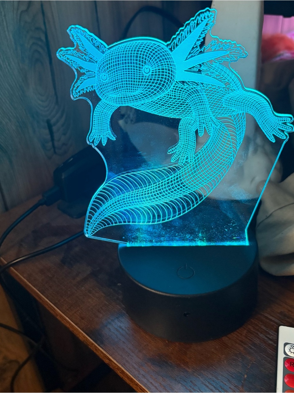 Blue Axolotl LED Accent Light - Kids Habitat Decor